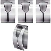 Tatkraft IDA Colgadores para Toallas Fuertes Adhesivos | Set de Toalleros de 4 Unidades | hasta 5 kg | Acero Inoxidable
